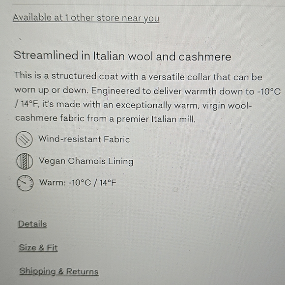 Aritzia | Wilfred Cocoon Coat 🖤 - Picture 2 of 10